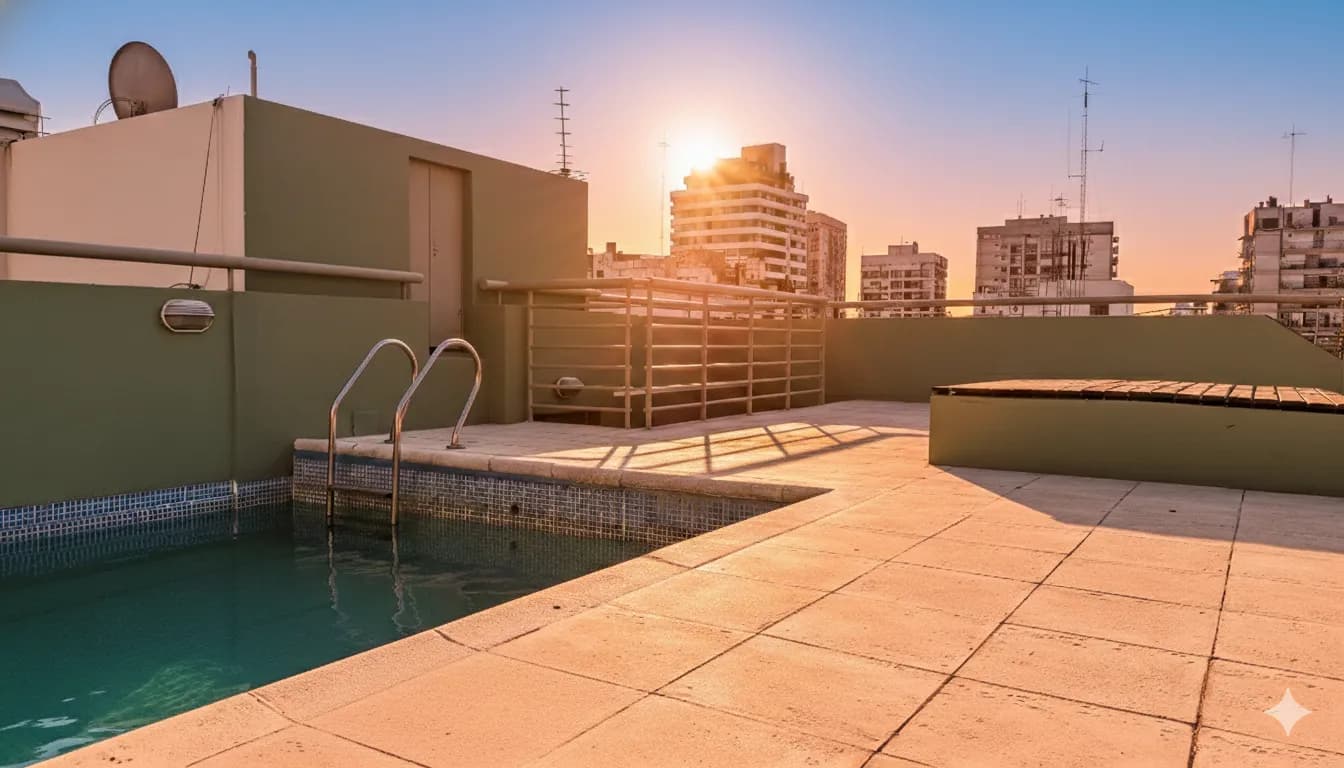 Excelente categoría con Piscina, 3 huéspedes en Recoleta
