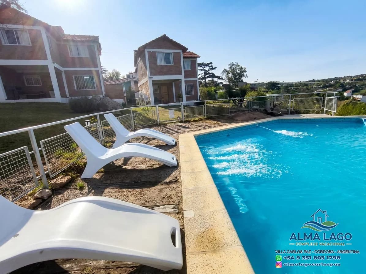 Dúplex 1 con Pileta en Carlos Paz (Hasta 7 Personas) - Alma Lago 5
